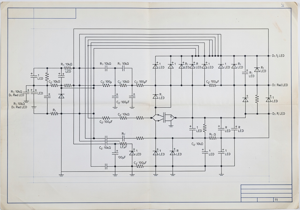 Electronic schematic diagram