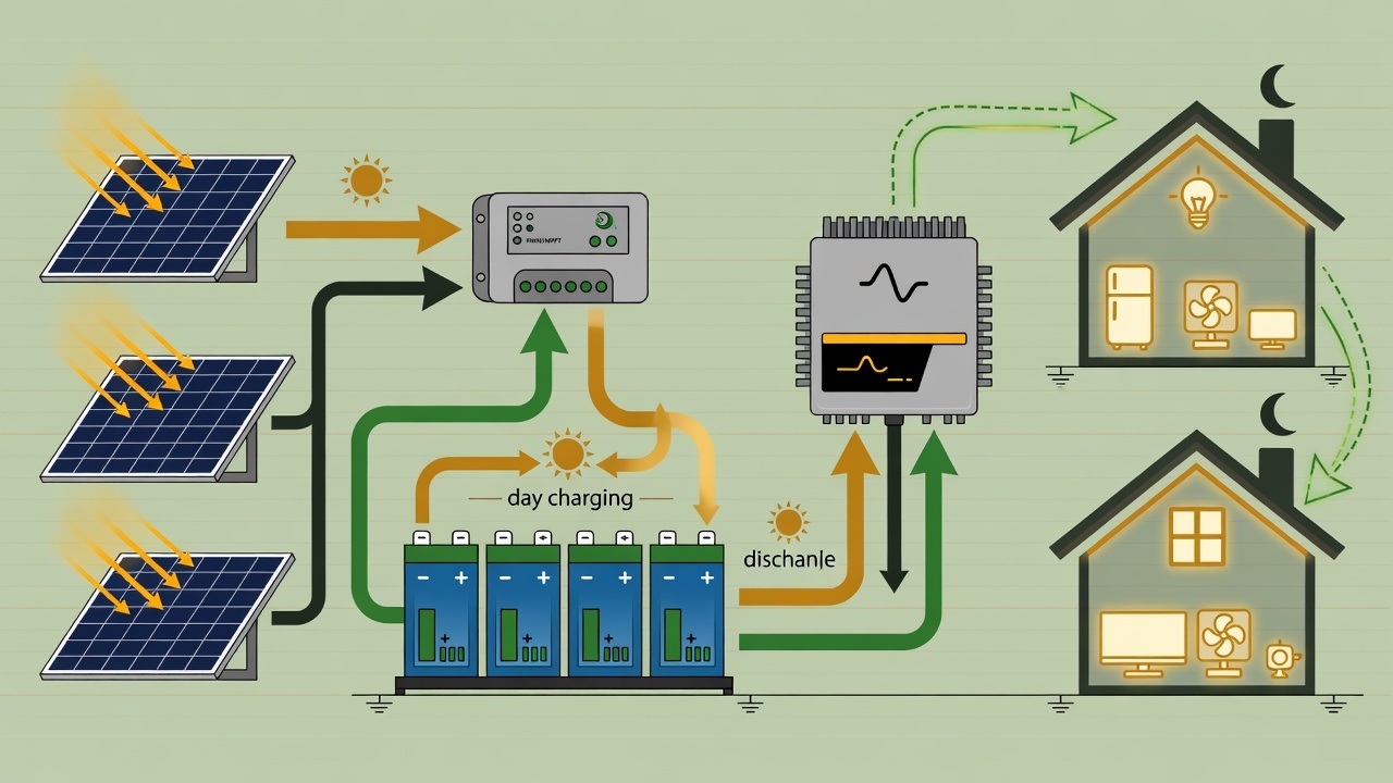 Energy Flow Off-Grid